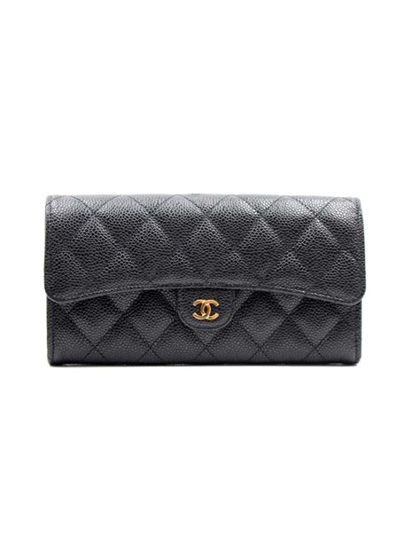 Portafogli Chanel in Pelle Nero .